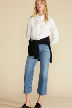 Edelie Ruffled Poplin Shirt