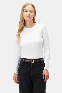 Eleanor Long Sleeve Baby Rib Tee