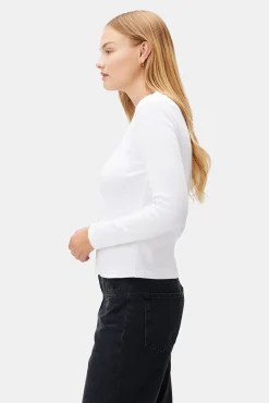 Eleanor Long Sleeve Baby Rib Tee