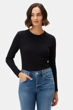 Eleanor Long Sleeve Baby Rib Tee
