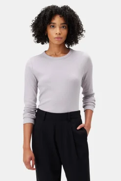 Eleanor Long Sleeve Baby Rib Tee