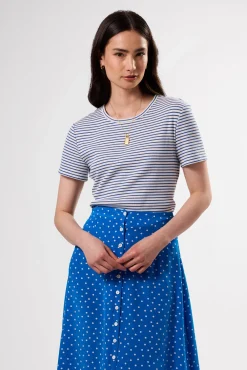 Eleanor Organic Cotton Modal Rib Tee