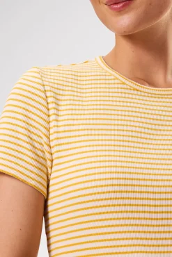 Eleanor Organic Cotton Modal Rib Tee