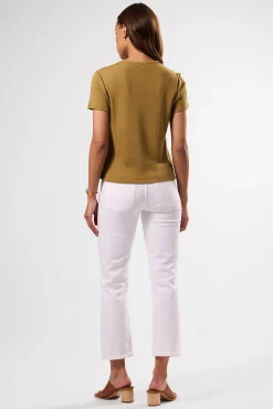Eleanor Organic Cotton Modal Rib Tee