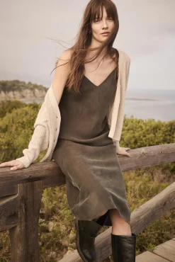 Eloise Cupro Slip Dress