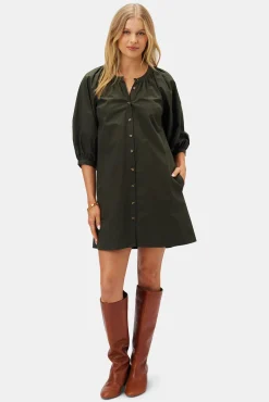 Esther Organic Cotton Poplin Dress