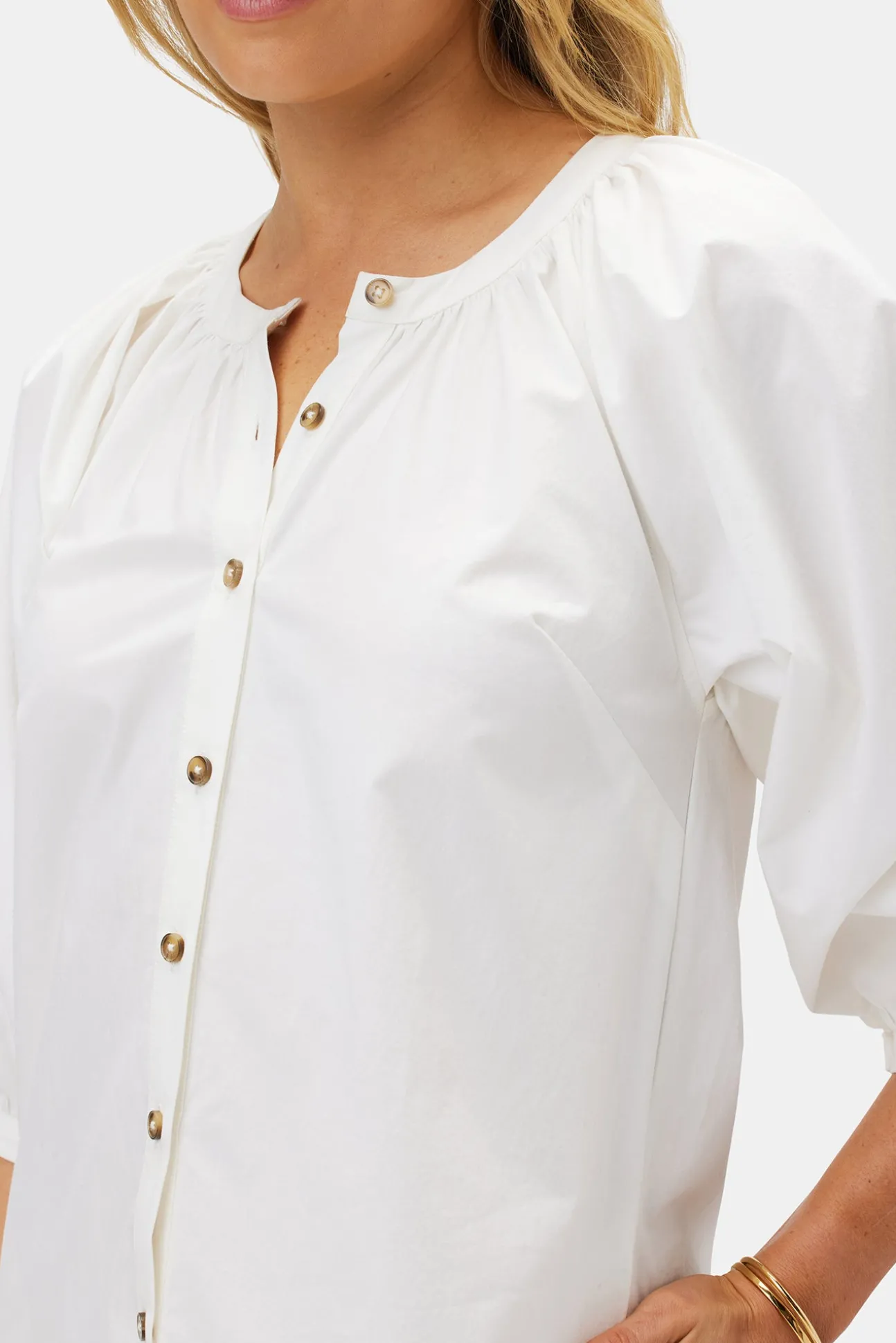 Esther Organic Cotton Poplin Dress