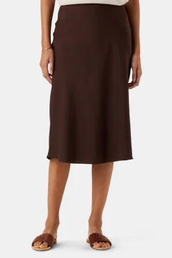 Eve Stretch Silk Skirt