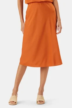 Eve Stretch Silk Skirt