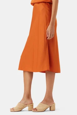 Eve Stretch Silk Skirt