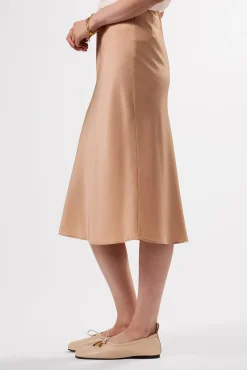 Eve Stretch Silk Skirt