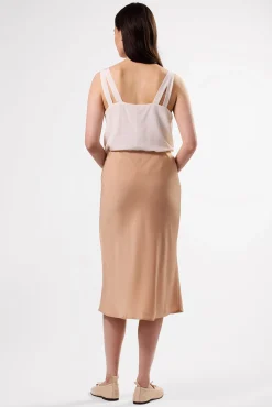 Eve Stretch Silk Skirt