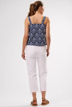 Eyelet Organic Cotton Tank