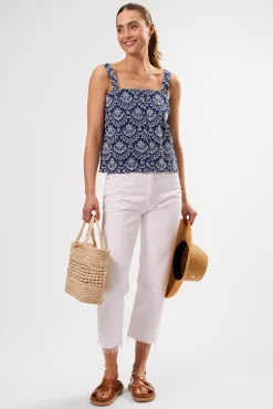 Eyelet Organic Cotton Tank