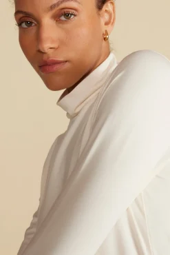 Flannery Bamboo Knit Turtleneck