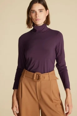 Flannery Bamboo Knit Turtleneck