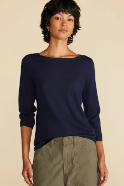 Fran Boatneck Cashmere Sweater