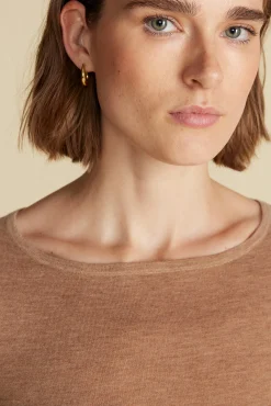 Fran Boatneck Cashmere Sweater