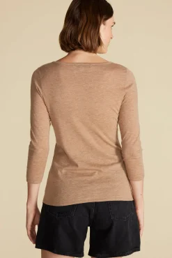 Fran Boatneck Cashmere Sweater