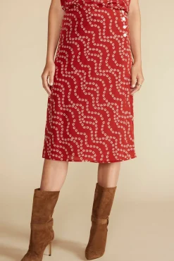 Gabrielle Washable Silk Wrap Skirt