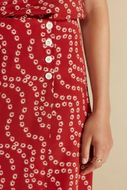 Gabrielle Washable Silk Wrap Skirt