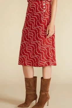 Gabrielle Washable Silk Wrap Skirt