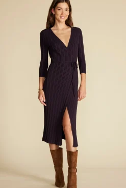 Ila Knit Wrap Dress