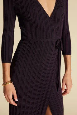 Ila Knit Wrap Dress