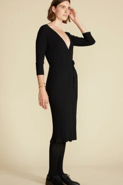 Ila Knit Wrap Dress