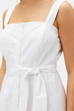 Irene Organic Cotton Eyelet Dress