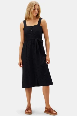 Irene Organic Cotton Eyelet Dress
