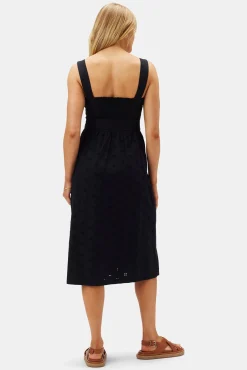 Irene Organic Cotton Eyelet Dress
