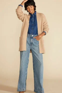 Jeune Relaxed Open Front Cardigan
