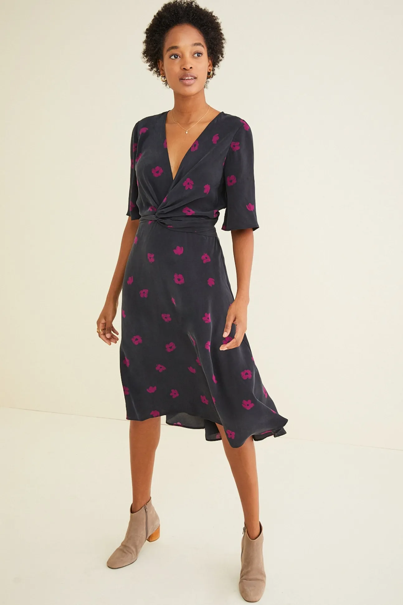 Joselle Silk Dress