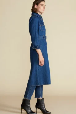 Joyce Denim Shirt Dress