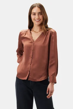 Kali Button Front Blouse