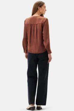 Kali Button Front Blouse