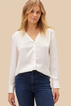 Kali Button Front Blouse