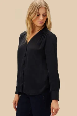 Kali Button Front Blouse