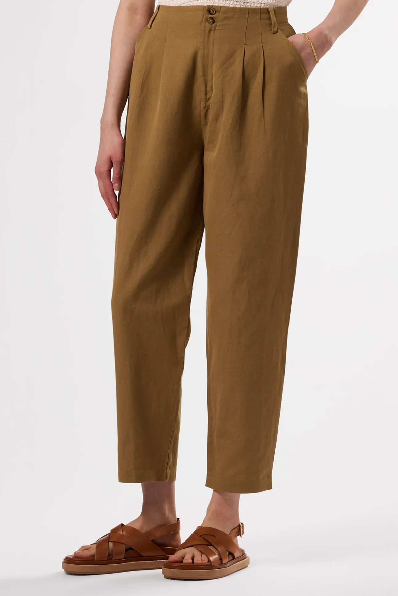Larisa Cotton Linen Pant