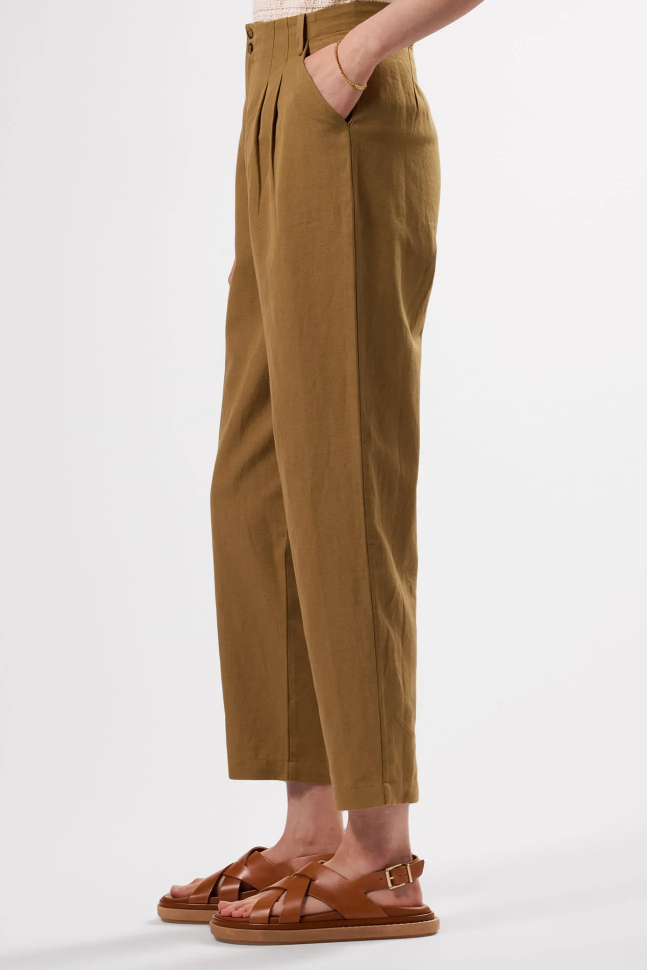 Larisa Cotton Linen Pant