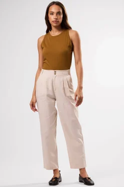 Larisa Cotton Linen Pant