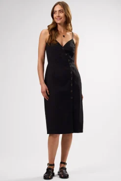 Lila Cotton Linen Dress