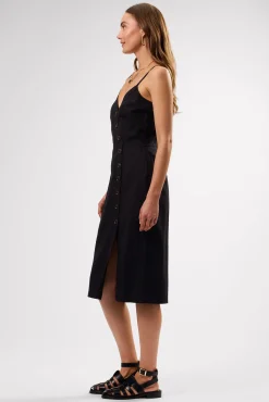Lila Cotton Linen Dress