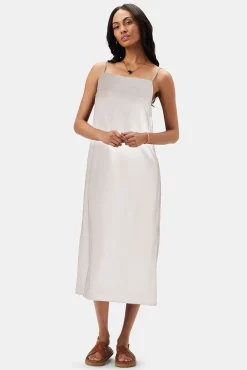 Lilly Pilly Kai Organic Linen Slip Dress
