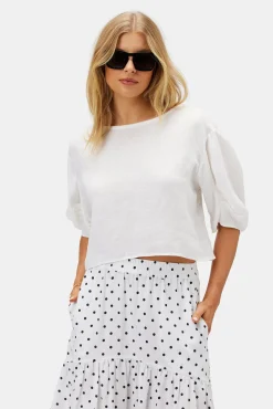 Lilly Pilly Leia Organic Linen Top