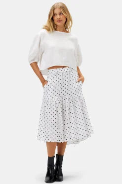 Lilly Pilly Lola Organic Linen Skirt