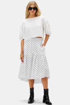 Lilly Pilly Lola Organic Linen Skirt