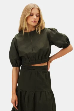 Lisa Organic Cotton Poplin Top