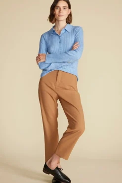 Lorraine Merino Wool Henley Sweater